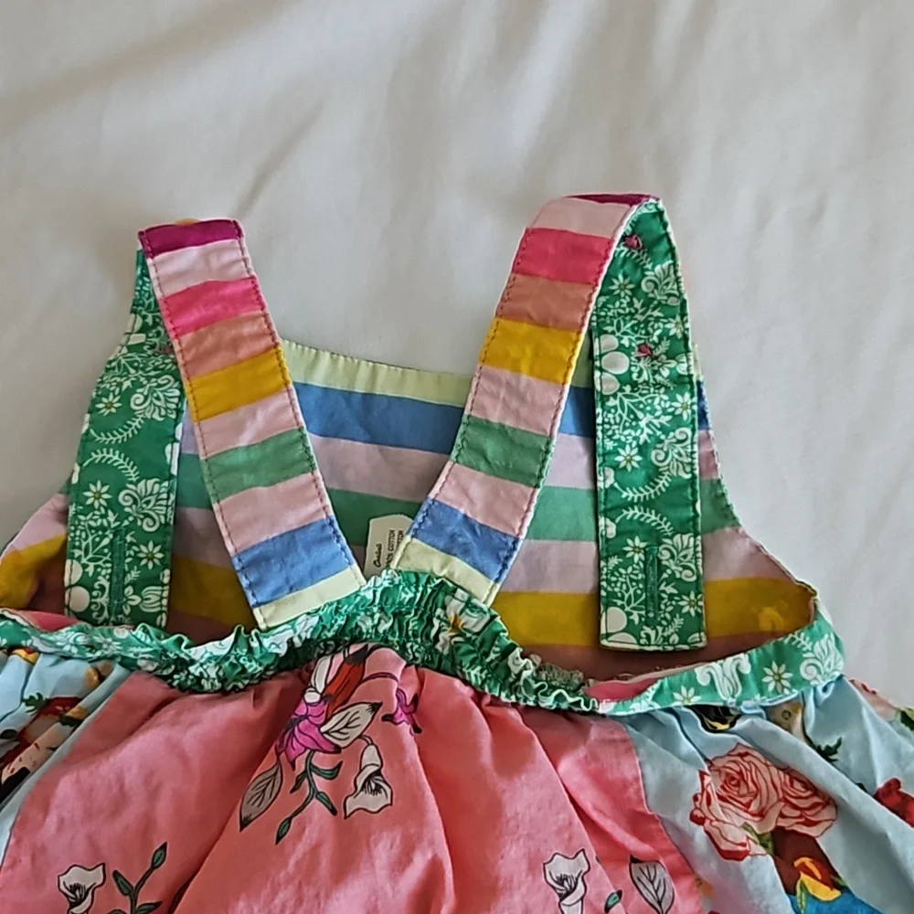 Matilda Jane Baby Girl Summer Patchwork Dress Size 12-18 Months - Picture 5 of 6
